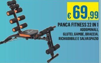 Satur PANCA FITNESS 22 IN 1 offerta