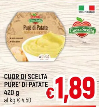 CUOR DI SCELTA PURE' DI PATATE 420 g