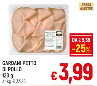 A&O GARDANI PETTO DI POLLO 120 g offerta