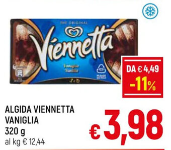 A&O ALGIDA VIENNETTA VANIGLIA 320 g offerta