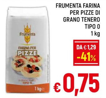 FRUMENTA FARINA PER PIZZE DI GRANO TENERO TIPO O 1 kg