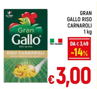 A&O GRAN GALLO RISO CARNAROLI 1 kg offerta