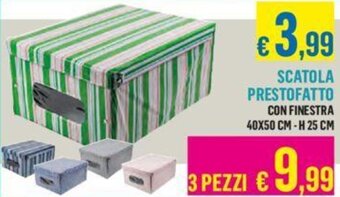 Satur SCATOLA PRESTOFATTO CON FINESTRA 40X50 CM -H 25 CM offerta