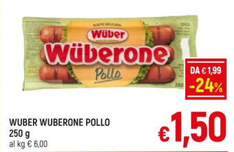 A&O WUBER WUBERONE POLLO 250 g offerta
