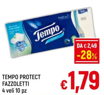 A&O TEMPO PROTECT FAZZOLETTI 4 veli 10 pz offerta