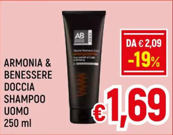 A&O ARMONIA & BENESSERE DOCCIA SHAMPOO UOMO 250 ml offerta