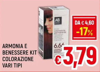 A&O ARMONIA E BENESSERE KIT COLORAZIONE VARI TIPI offerta