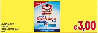 OMINO BIANCO ADDITIVO DISINFETTANTE DEO+ 450 g