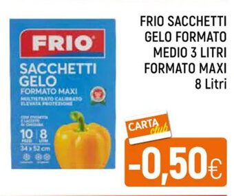 A&O FRIO SACCHETTI GELO FORMATO MEDIO 3 LITRI FORMATO MAXI 8 Litri offerta