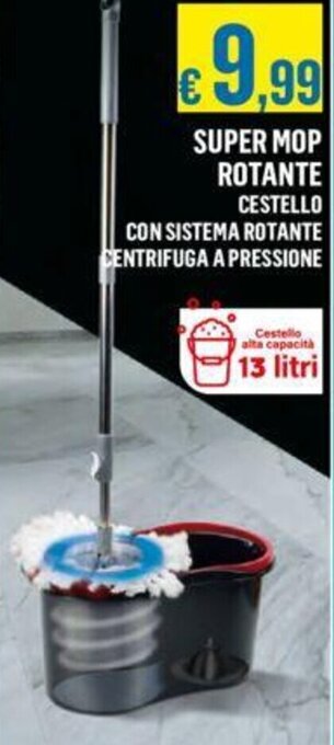 SUPER MOP ROTANTE CESTELLO