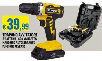 Satur TRAPANO AVVITATORE A BATTERIA offerta