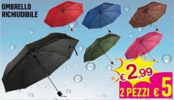 Satur OMBRELLO RICHIUDIBILE offerta
