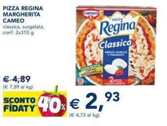 Esselunga PIZZA REGINA MARGHERITA CAMEO conf. 2x310 g offerta