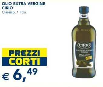 Esselunga OLIO EXTRA VERGINE CIRIO Classico, 1 litro offerta