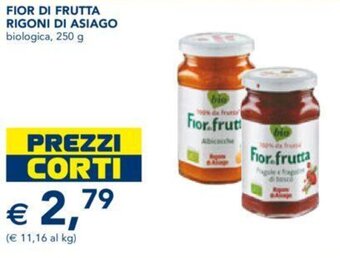 Esselunga FIOR DI FRUTTA RIGONI DI ASIAGO biologica, 250 g offerta