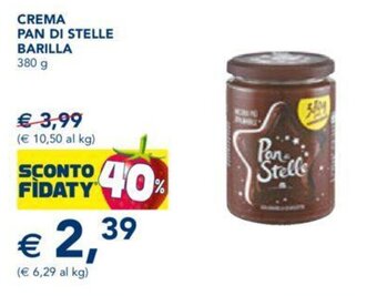 Esselunga CREMA PAN DI STELLE BARILLA 380 g offerta