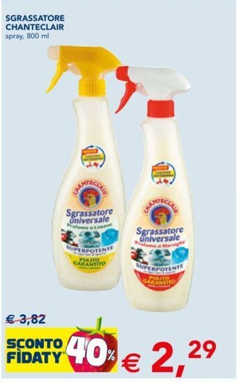 Esselunga SGRASSATORE CHANTECLAIR spray, 800 ml offerta
