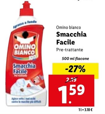 Lidl Omino bianco Smacchia Facile 500 ml flacone offerta