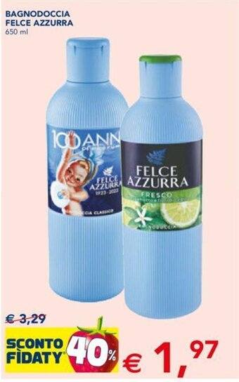 Esselunga BAGNODOCCIA FELCE AZZURRA 650 ml offerta
