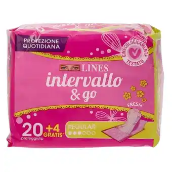 Franzy's Lines intervallo go regular fresh 24 pezzi offerta