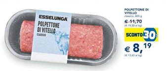 Esselunga POLPETTONE DI VITELLO classico, 600 g offerta