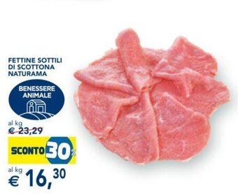 Esselunga FETTINE SOTTILI DI SCOTTONA NATURAMA offerta