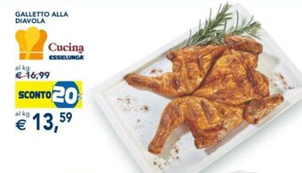 Esselunga GALLETTO ALLA DIAVOLA offerta