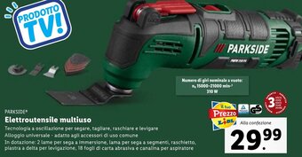Lidl PARKSIDE Elettroutensile multiuso offerta