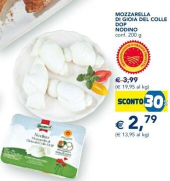 MOZZARELLA DI GIOIA DEL COLLE DOP NODINO conf. 200 g