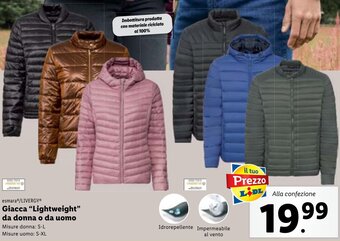 Lidl esmara/LIVERGY Giacca "Lightweight" da donna o da uomo offerta