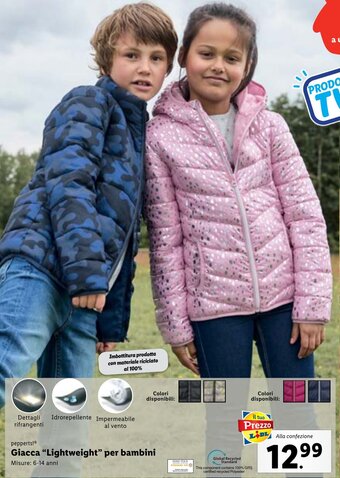 pepperts! Giacca "Lightweight" per bambini