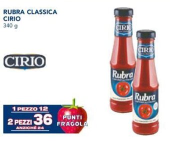Esselunga RUBRA CLASSICA CIRIO 340 g offerta