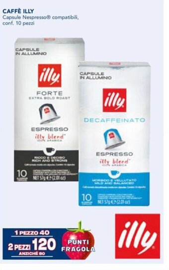 CAFFÈ ILLY Capsule Nespresso compatibili, conf. 10 pezzi