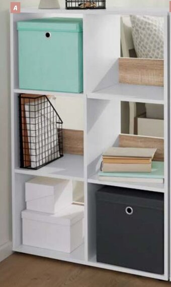 LIVARNO home Scaffale con 6 ripiani 74x108x33 cm