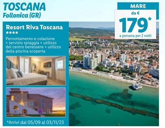 Lidl TOSCANA Follonica (GR) Resort Riva Toscana offerta