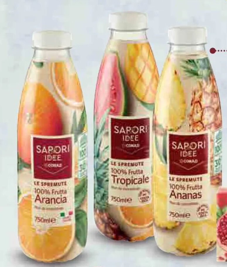 Conad SPREMUTA SAPORI & IDEE CONAD 750 ml offerta