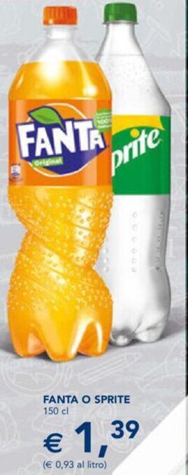 FANTA O SPRITE 150 cl