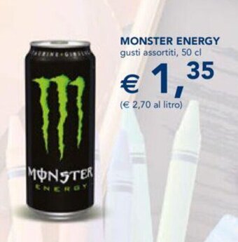 Esselunga MONSTER ENERGY gusti assortiti, 50 cl offerta