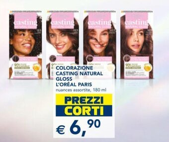 Esselunga COLORAZIONE CASTING NATURAL GLOSS L'ORÉAL PARIS nuances assortite, 180 ml offerta
