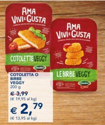 COTOLETTA O BIRBE VEGGY 200 g