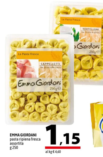 A&O EMMA GIORDANI pasta ripiena fresca assortita g 250 offerta
