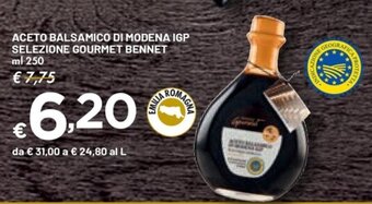 ACETO BALSAMICO DI MODENA IGP SELEZIONE GOURMET BENNET ml 250