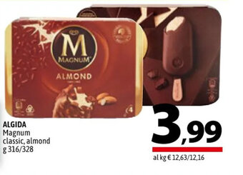 A&O ALGIDA Magnum classic, almond g 316/328 offerta