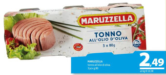 MARUZZELLA tonno all'olio di oliva 3 pz x g 80