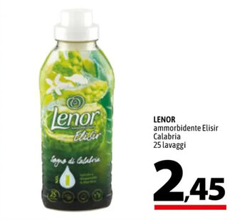 A&O LENOR ammorbidente Elisir Calabria 25 lavaggi offerta