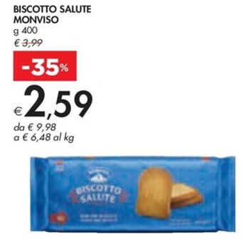 Bennet BISCOTTO SALUTE MONVISO g 400 offerta