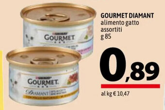 A&O GOURMET DIAMANT alimento gatto assortiti g 85 offerta