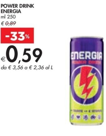 Bennet POWER DRINK ENERGIA ml 250 offerta