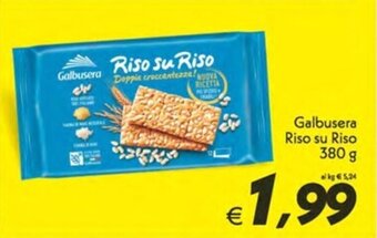 Iper Super Conveniente Galbusera Riso su Riso 380 g offerta