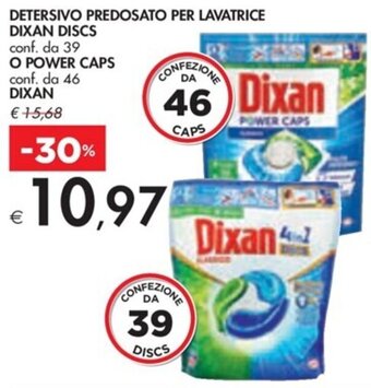 Bennet DETERSIVO PREDOSATO PER LAVATRICE DIXAN DISCS conf. da 39 offerta